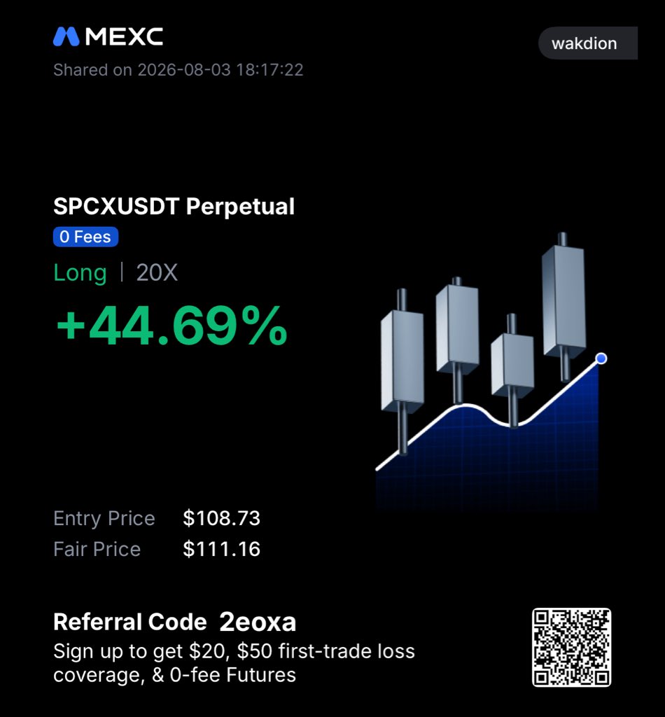 wakdion7's tweet photo. @Crypto__Haris thank you boss https://t.co/xN4uEWJnIG