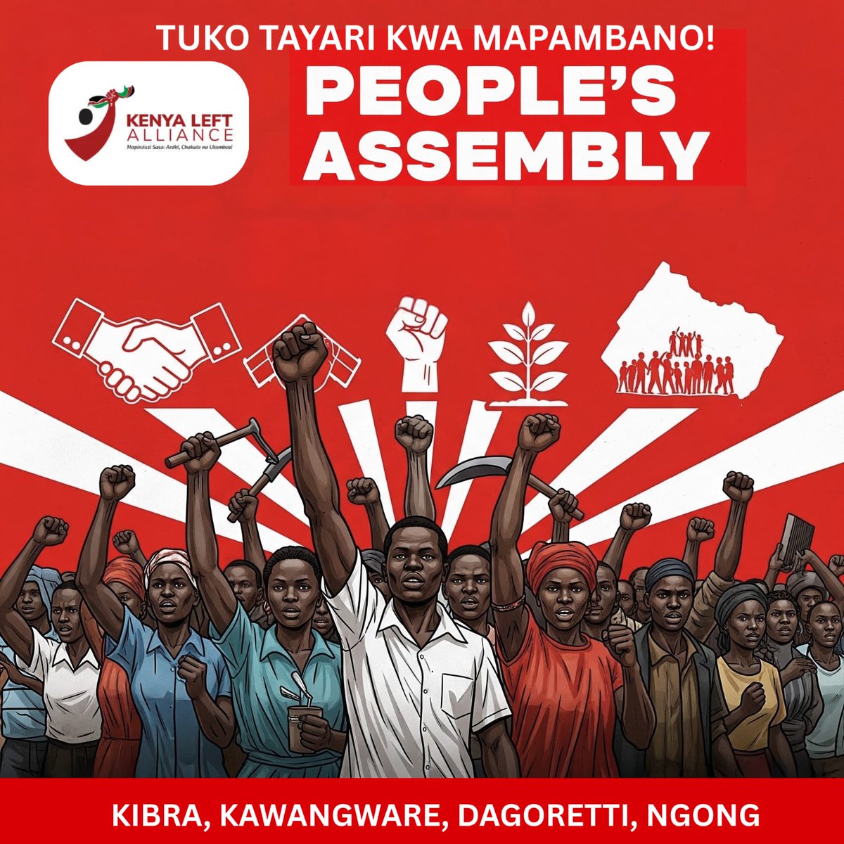 KenyaLeftA's tweet photo. For People Centred advocacy,what are the core issues in your area?

Currently, we are navigating two critical, interconnected battles:
Energy Sovereignty: The KLA firmly opposes the proposed nuclear power plant in Siaya County. #PEOPLESAGENDA #KLA https://t.co/chvuiHxYTo