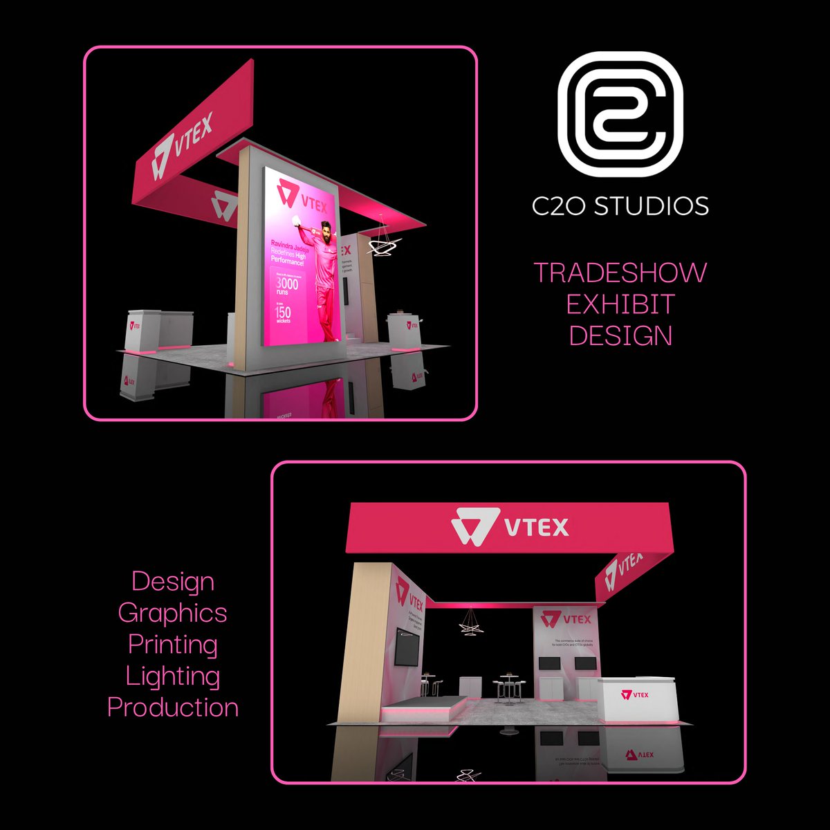 C2OStudios's tweet photo. Your #TradeshowExhibit should be as #bold as your brand &amp; as #engaging as how much your solution is better than all the rest. 🌟 Let C2O Studios design and build an unforgettable #TradeshowBooth that captures attention and showcases your unique offerings!

https://t.co/neW3JmFhFw https://t.co/ubhcyd3Kml
