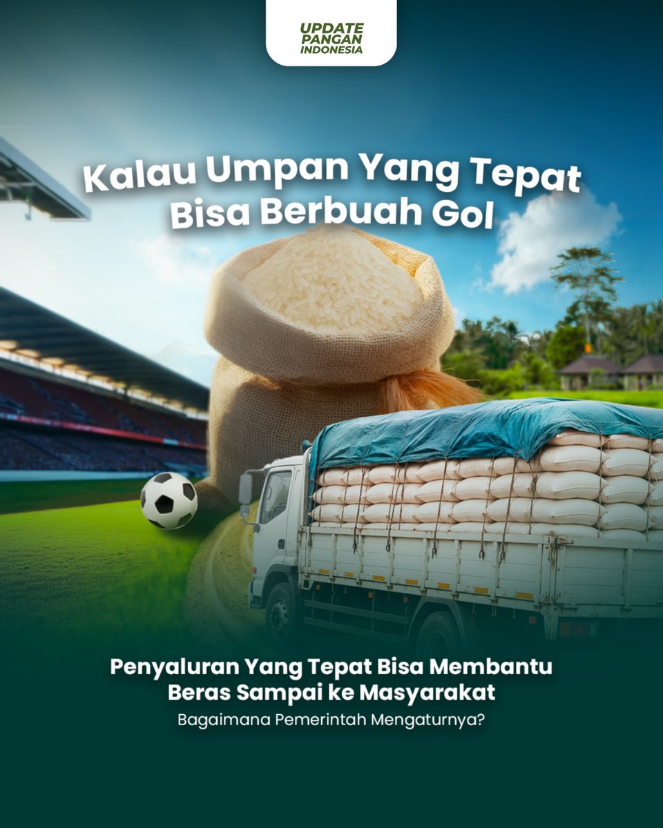 BULOG_Mkw's tweet photo. Distribusi yang tepat menjadi kunci agar beras dapat menjangkau masyarakat secara cepat, merata, dan sesuai sasaran. Melalui berbagai saluran penyaluran serta regulasi yang jelas, pemerintah terus memperkuat distribusi Cadangan Beras Pemerintah (CBP) untuk menjaga ketersediaan pangan di seluruh Indonesia.

Yuk, swipe untuk mengetahui berbagai jalur penyaluran beras serta regulasi yang menjadi dasar pelaksanaannya. Semoga informasi ini menambah wawasan Sahabat tentang upaya menjaga ketahanan pangan nasional. 🌾🇮🇩

#UpdatePanganIndonesia #PenyaluranBeras #CadanganBerasPemerintah