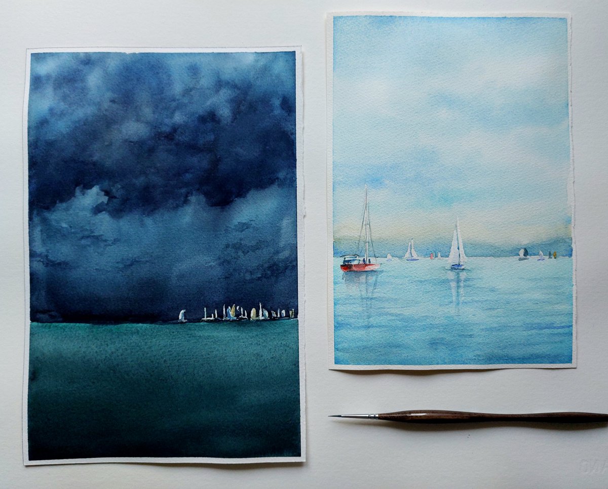 kocsi_erika's tweet photo. Scenes of life at #sea.
My #watercolor #painting. #art #oceanlife #NatureArt #sealife #rest #storm #sale https://t.co/RJumMidGe9