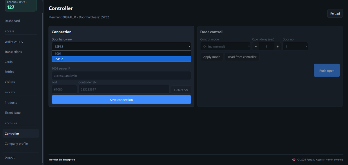 PandaV_io's tweet photo. PDV Access now supports dual door controllers: classic Wiegand and ESP32 edge devices — same secure QR &amp; on-chain flow. One platform, two options. Blockchain optional — we also support non-chain setups and custom R&amp;D.
#Ergo #PDV #ESP32 #Wiegand #PandaV_io https://t.co/dzU8Z9pkD7