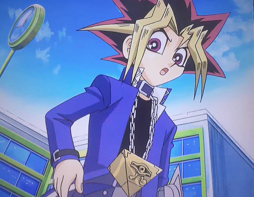 PJBakurafan1's tweet photo. Yugi:I know one of Marik's hunters is after me. I'll be ready for him.
Marik:Ha ha ha ha ha! I'm watching every move you make, Little Yugi.
#yugioh #anime #yugimoto https://t.co/jCTXBvUiY8