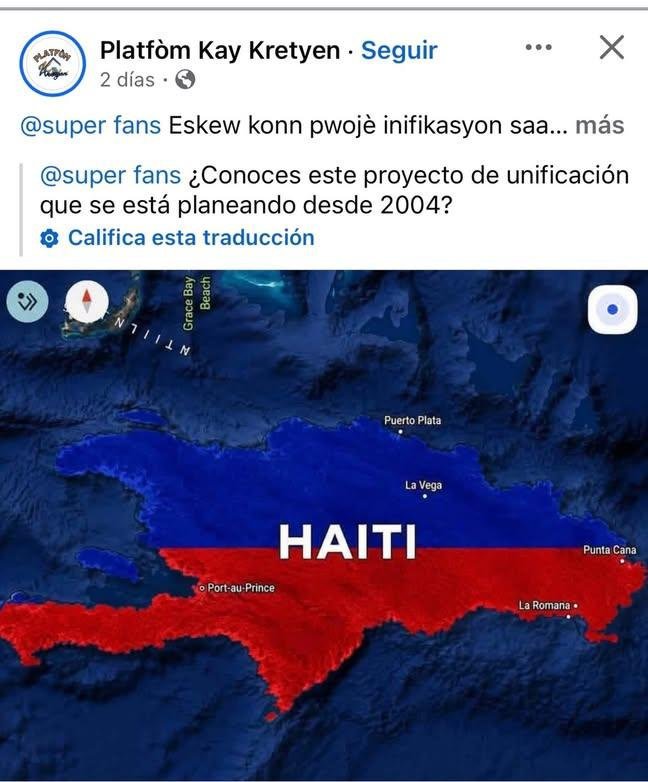 YanerisMor48922's tweet photo. Una página haitiana subió esto, pero si los dominicanos lo decimos,  somos locos, cospiranocios y disparatosos. https://t.co/JKhm45eUQl
