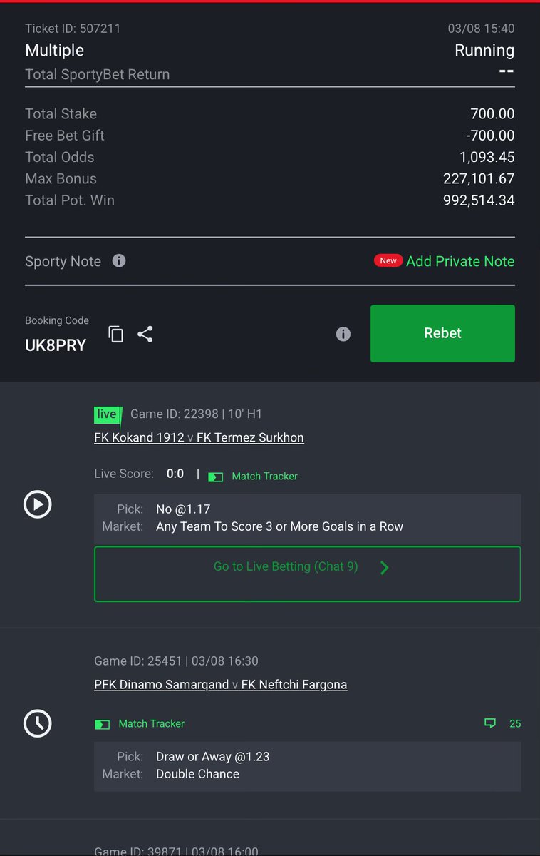 tuklassic's tweet photo. 1k odds 
Road to a million naira.

XNAD5A edit https://t.co/p0xeKPcbkP