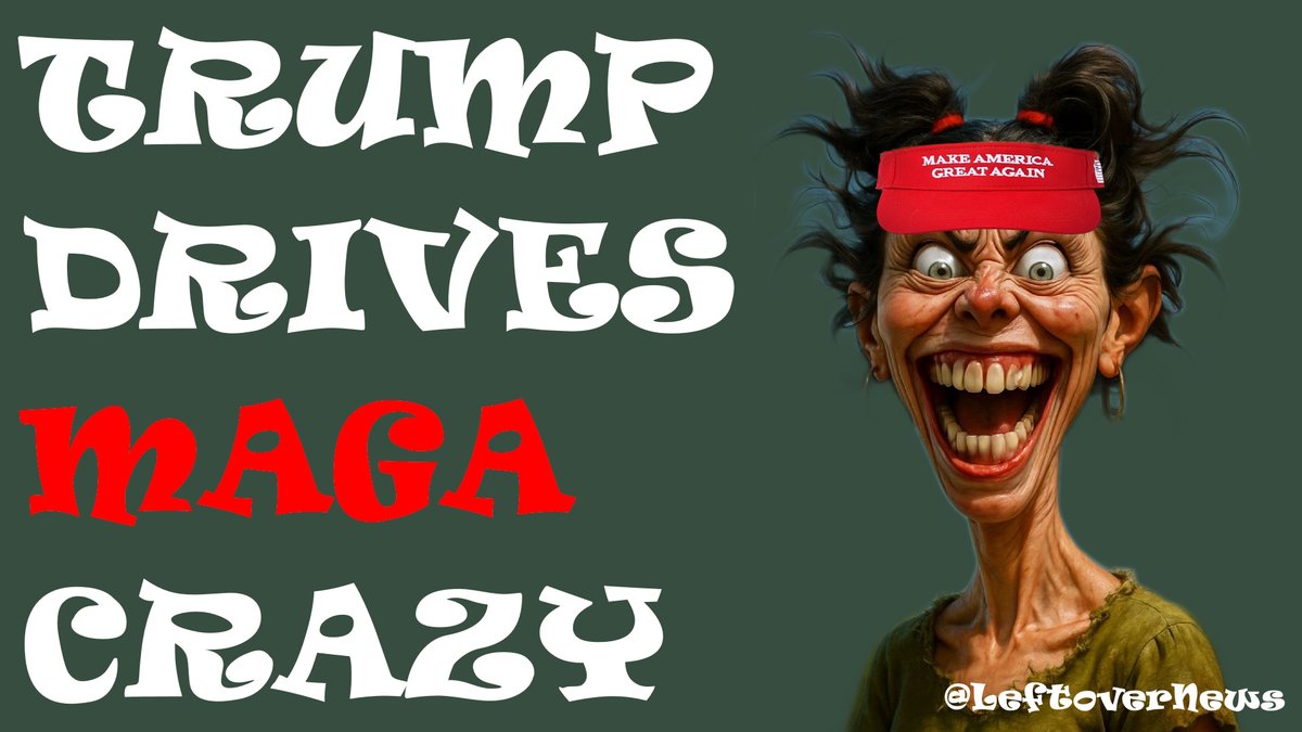 LeftoverNews's tweet photo. Trump drives #MAGACrazy https://t.co/gO1e8InxtG