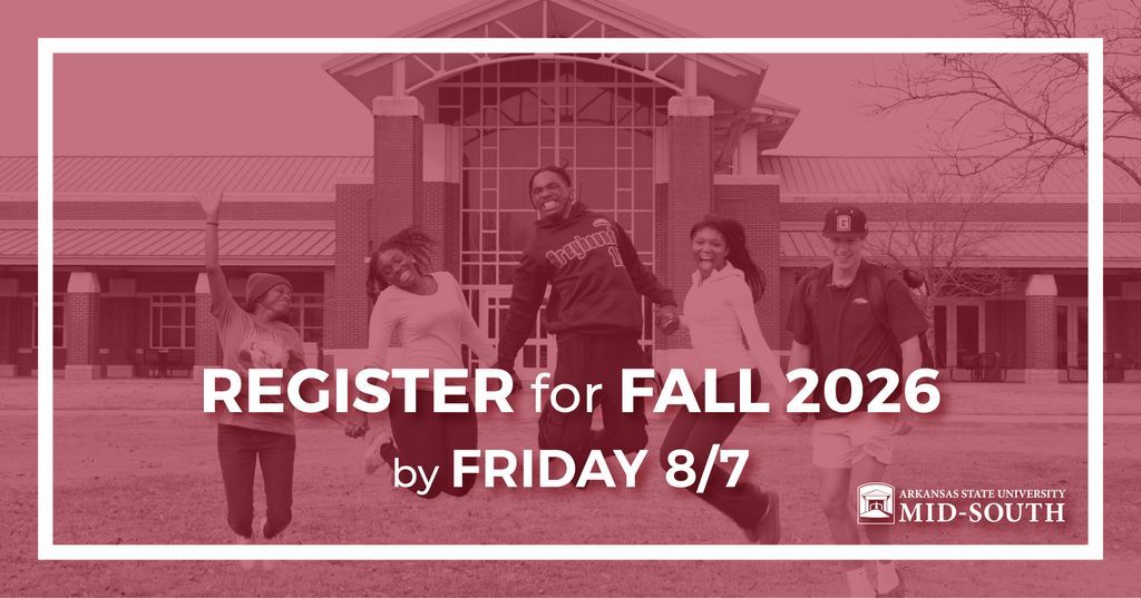 asumidsouth's tweet photo. Hey Greyhounds: Last chance to register for FALL 2026 classes! 
Apply now at https://t.co/16NiSgZJ6k &amp; register for classes by FRIDAY 8/7 (to avoid late fees 😉). After that, late registration ends on Friday 8/14 at noon.
First day of class is Monday 8/17. See you there! 🐾 https://t.co/zT2D5qH3hI