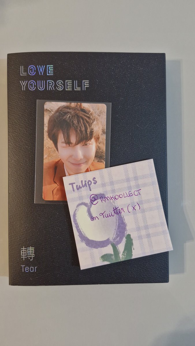 rmkoollect's tweet photo. – LOVE YOURSELF: TEAR vers. Y 🌷

▫️ 115,00 com frete incluso
▫️ + pc namjoon

* sem avarias
* mando foto e vídeo na dm

🏷: vendo venda compro namjoon pc photocard bts ly tear https://t.co/f9ukOTAnLJ