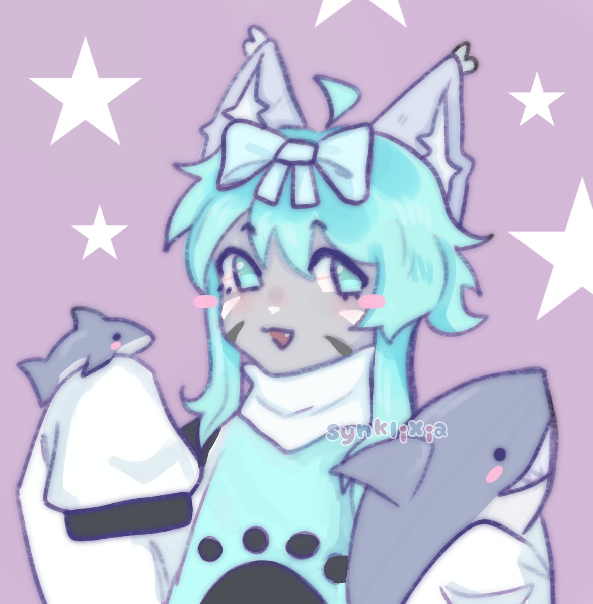 synklixia's tweet photo. Final sketches for this year's Artfight 😢🍰
To:
1. Shark_kitty 
2.BogusBorb 
3.Kazakura 
4.TheSnowyCreation 
#artfight #artfight2026 #artfightattack #teammystery #digitalart https://t.co/TEmBe96ofu