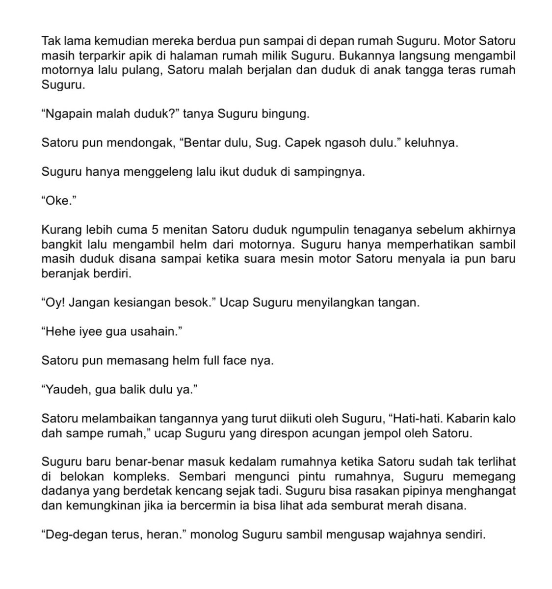 rlyizh's tweet photo. #satosugu after acara ultahnya si Oikawa https://t.co/wjFNrSwpVQ