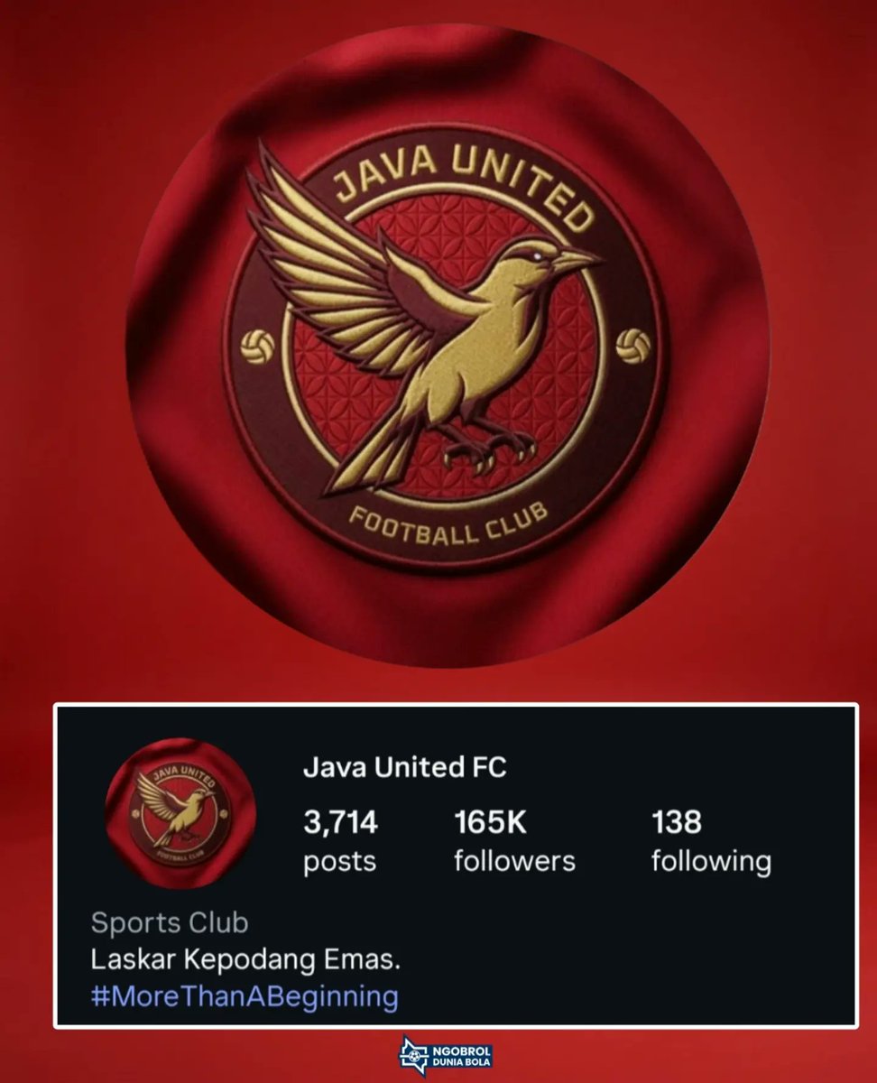 InfosuporterID's tweet photo. Ganti Nama 
Ganti Logo 
Ganti Julukan 
Ganti Homebase

Malut United resmi bertransformasi dan berganti identitas menjadi Java United untuk mengarungi musim kompetisi mendatang https://t.co/iAM145g7Ao