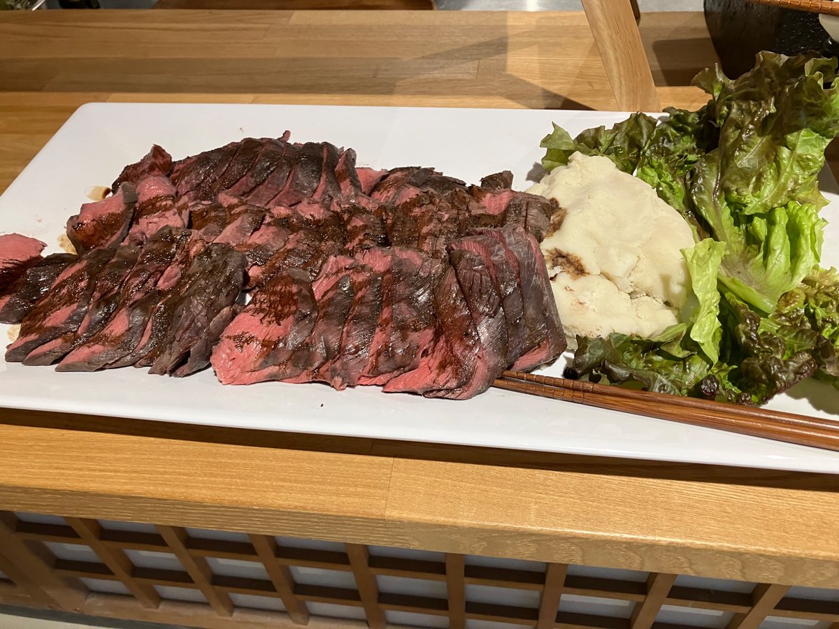 tetsu_yaaaaaaaa's tweet photo. 今日は三島に行って鹿肉食べてきた #agilemishima https://t.co/wLon8oZinq
