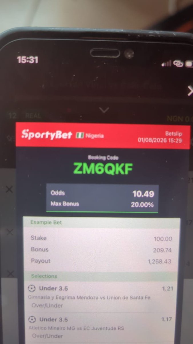 aurexelite's tweet photo. Yesterday’s hitting 🔥
10.49 odds boom on SportyBet

It is always winning..if you can stake high Whatsapp dm https://t.co/zWHDt7t3bh

@Ajebopunter @Mrbankstips @mrbayoa1 @Ekitipikin @LouieDi13 @39billion @bossolamilekan1 @jujupunter @kjatau1
#SportyBet #NaijaPunters #WinningOdds #FootballTips #PunterLife #SureOdds #BettingTipsNG