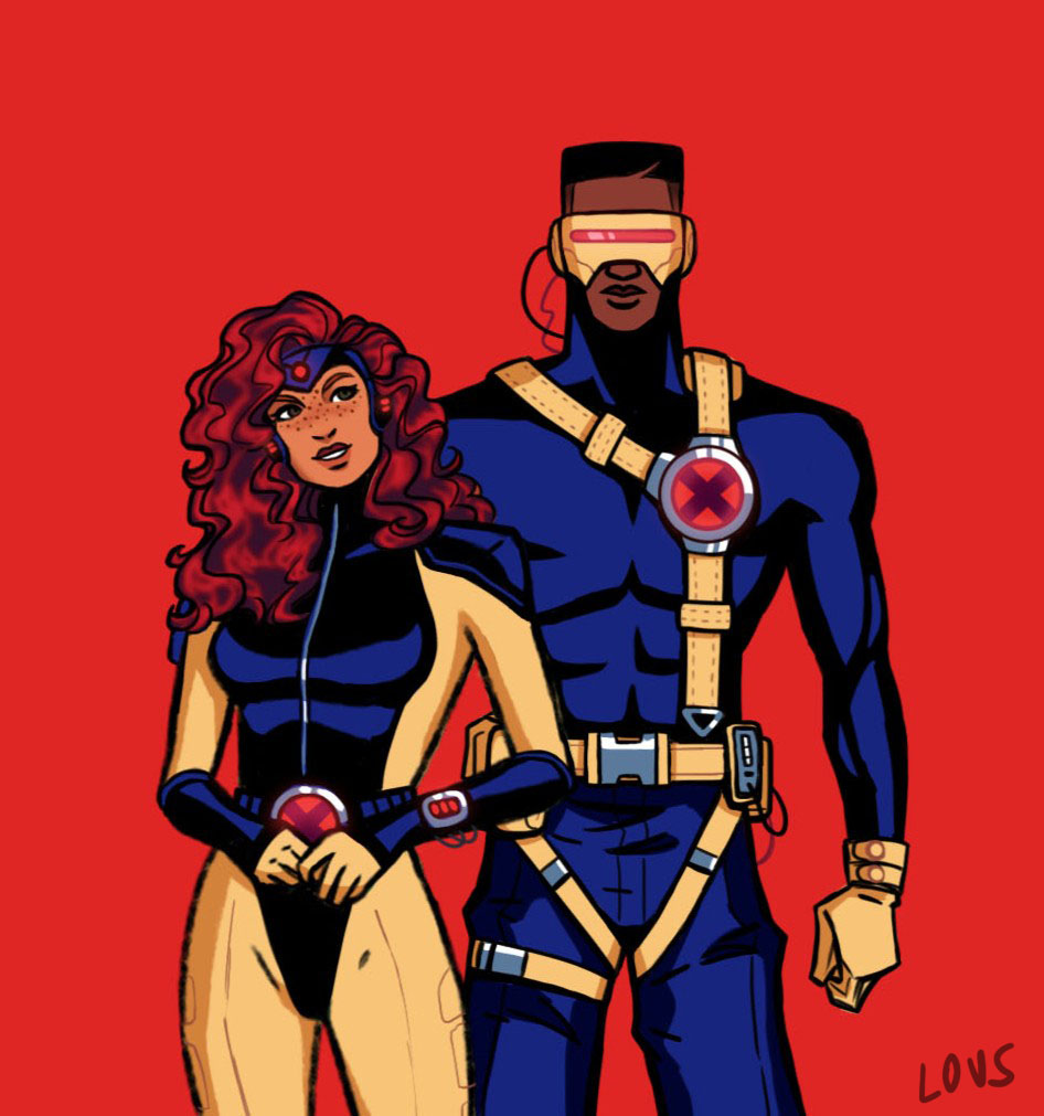 LoVS_18's tweet photo. Reposting my Jean Grey and Cyclops. I really need to draw them again. https://t.co/hRySJTF99r