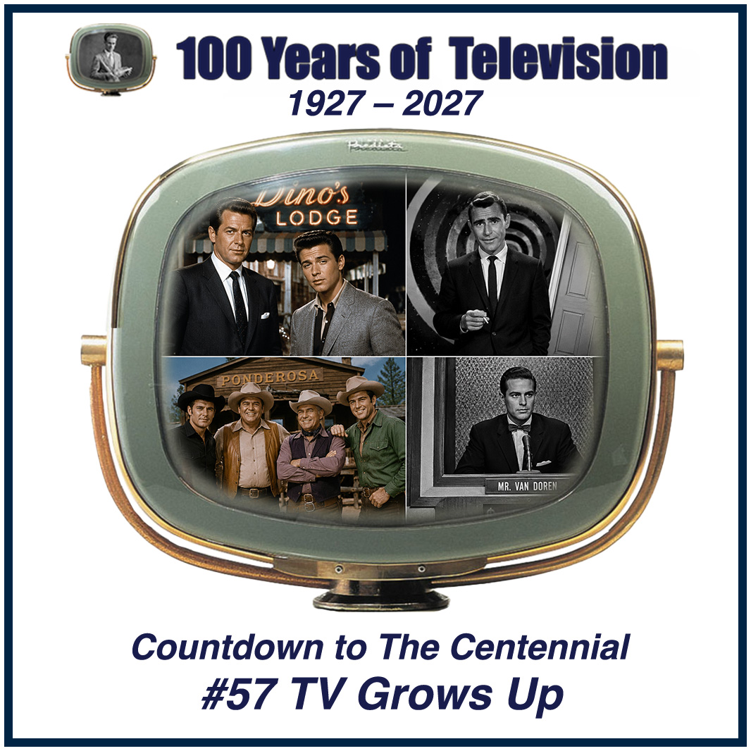 driver49's tweet photo. With 399 days remaining until the Centennial, Countdown #57 looks at the years 1958 and 1959, when the TV hit introduced advances in color programming  and and experienced its first industry scandal.
.
podcast:
https://t.co/wL6z5L0qPv
Web 
https://t.co/qGgPzBGNmo https://t.co/m2xsqlNmUI