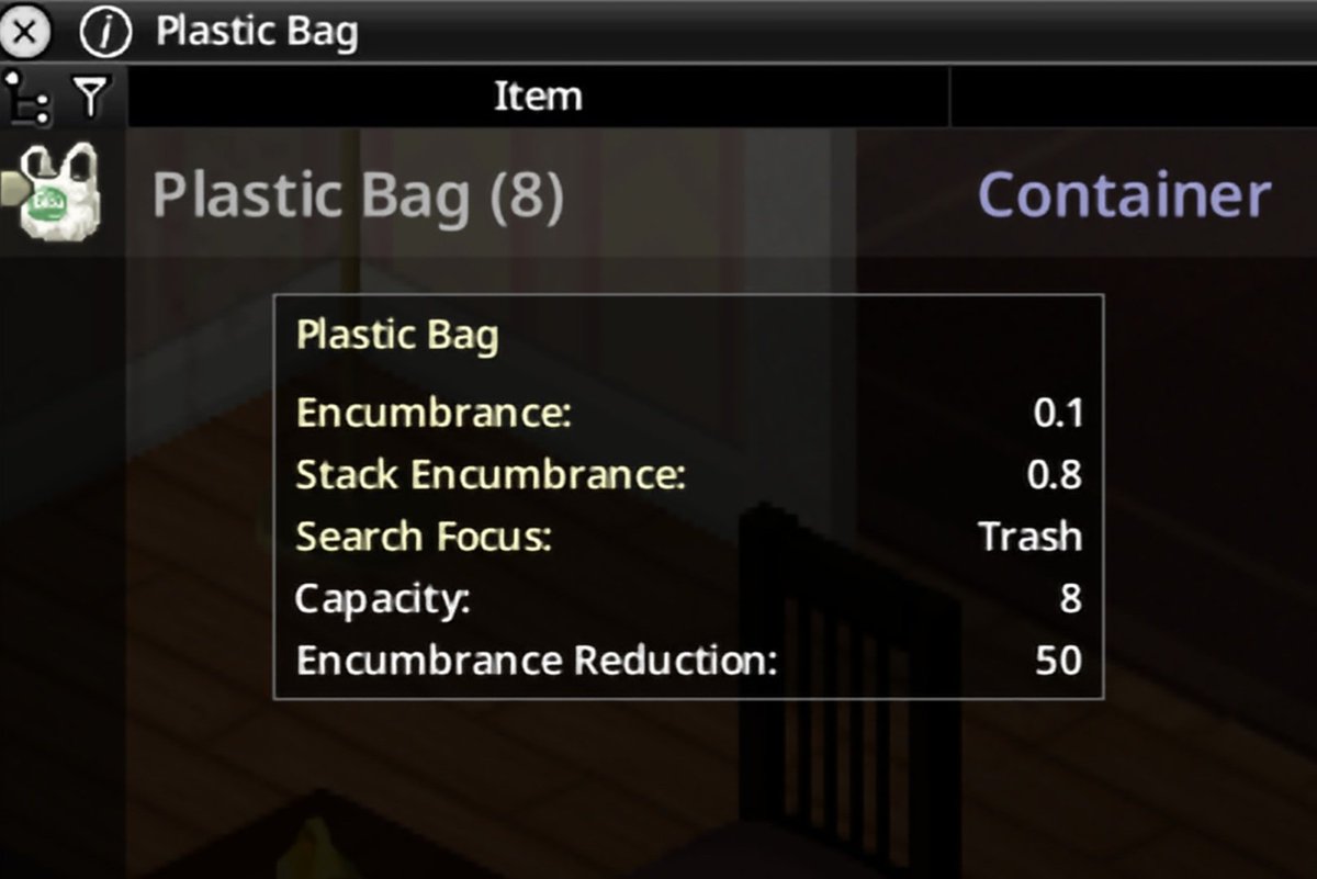 SunriseParasite's tweet photo. The plastic bag full of plastic bags is one of my favorite gags in this game https://t.co/FBo9ZGUhEf
