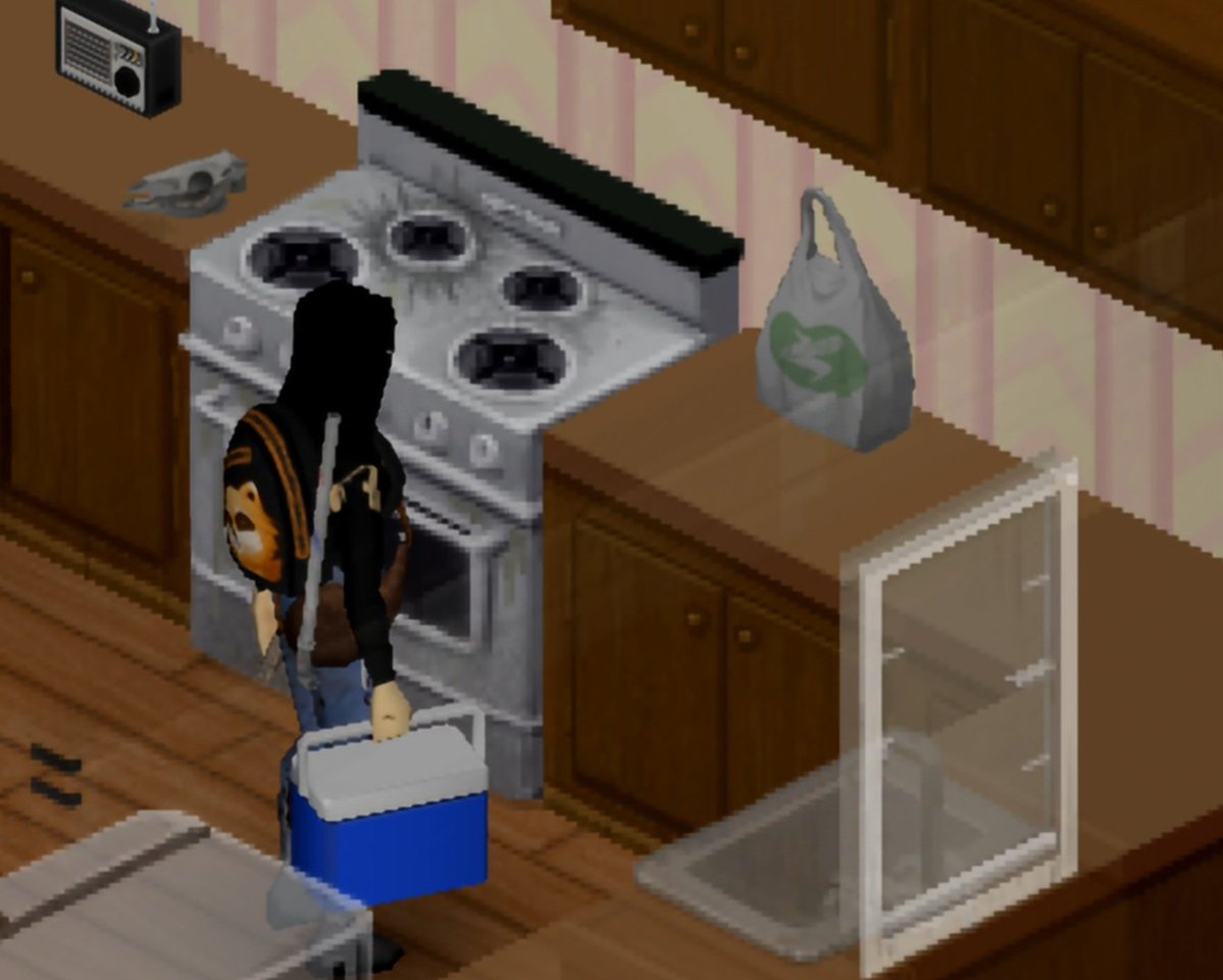 SunriseParasite's tweet photo. The plastic bag full of plastic bags is one of my favorite gags in this game https://t.co/FBo9ZGUhEf