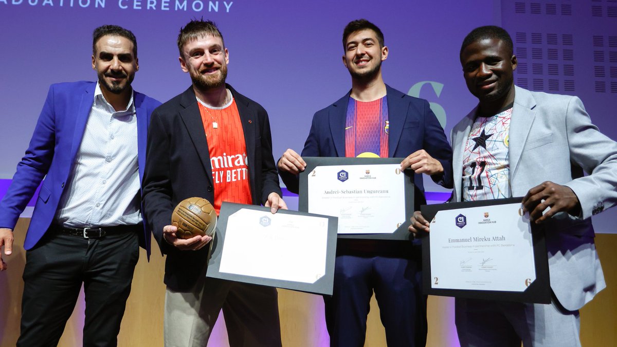 Cruyff_Inst_ES's tweet photo. El #fútbol ya no es solo un deporte. Es una de las industrias con mayor crecimiento del mundo.

Fórmate con el Máster en Administración y Dirección del Fútbol @FCBarcelona en la ciudad de #Barcelona.

¿Te unes a la promoción 2026–27?

ℹ️Programa: https://t.co/qvse9lVyVa https://t.co/pVetNSInYC