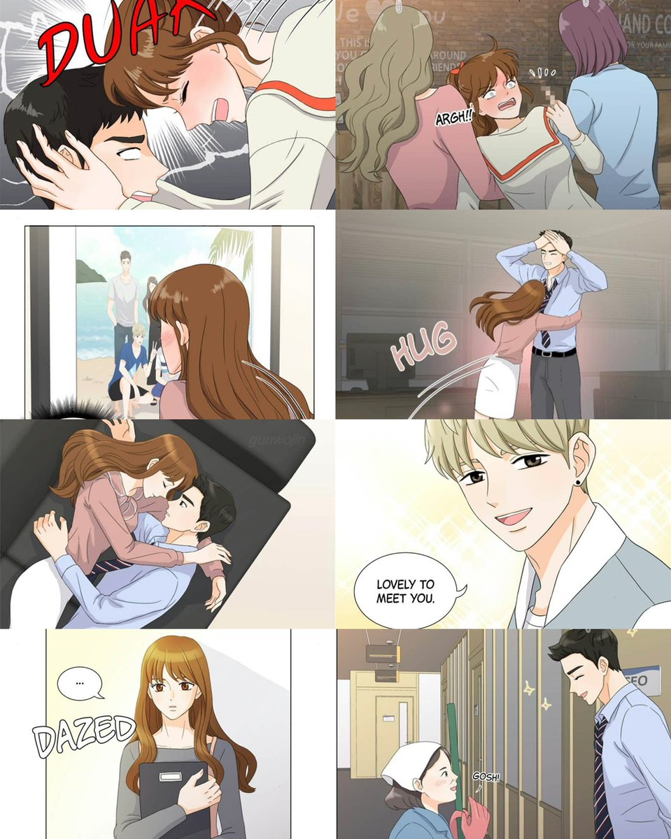 gunwojin's tweet photo. the webtoon                  vs                 k-drama

#mybiasmyboss #최애의사원 #kimhyejun https://t.co/Vd2aWQuObR