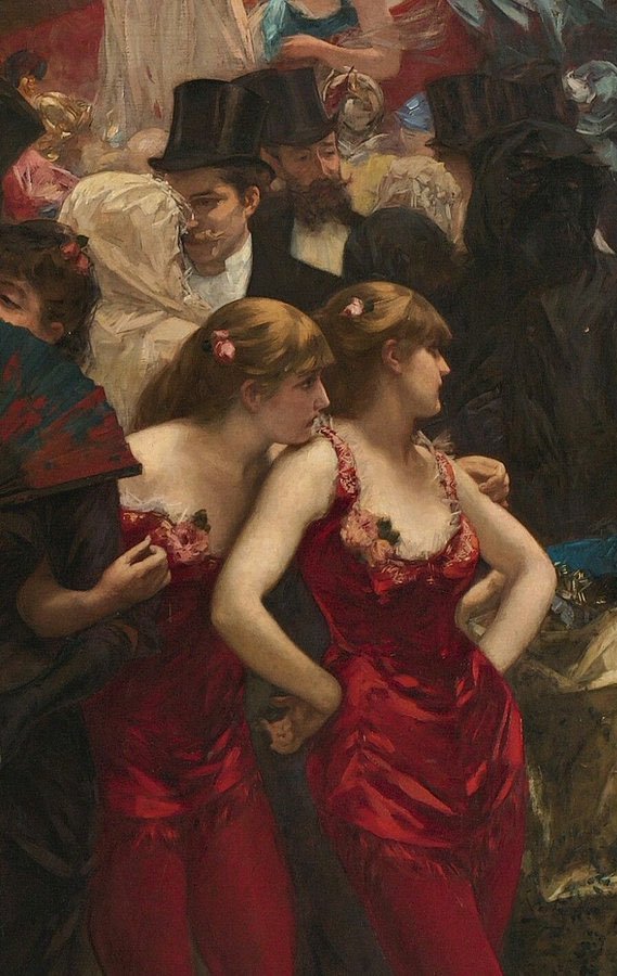 ArtorOtherThing's tweet photo. Charles Hermans, The Masked Ball, 1880 https://t.co/zuB23iHA52
