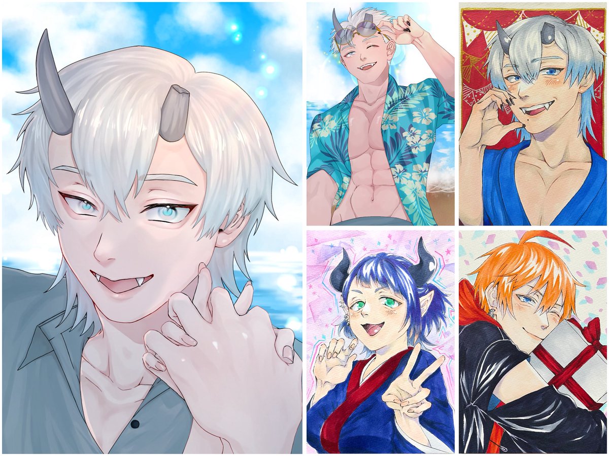sakana_Fu_'s tweet photo. @Kuronek_Akabane 赤羽 黯猫様！
はじめまして、さかな🐟と申します！
絵柄が好みでしたら是非お姿お仕立てさせて頂きたいです！
ご相談だけでもかまいません、���検討お願いします🙇‍♂️
料金表・sample▶ https://t.co/MILR7XcQ6C https://t.co/Afb3vTrL2J