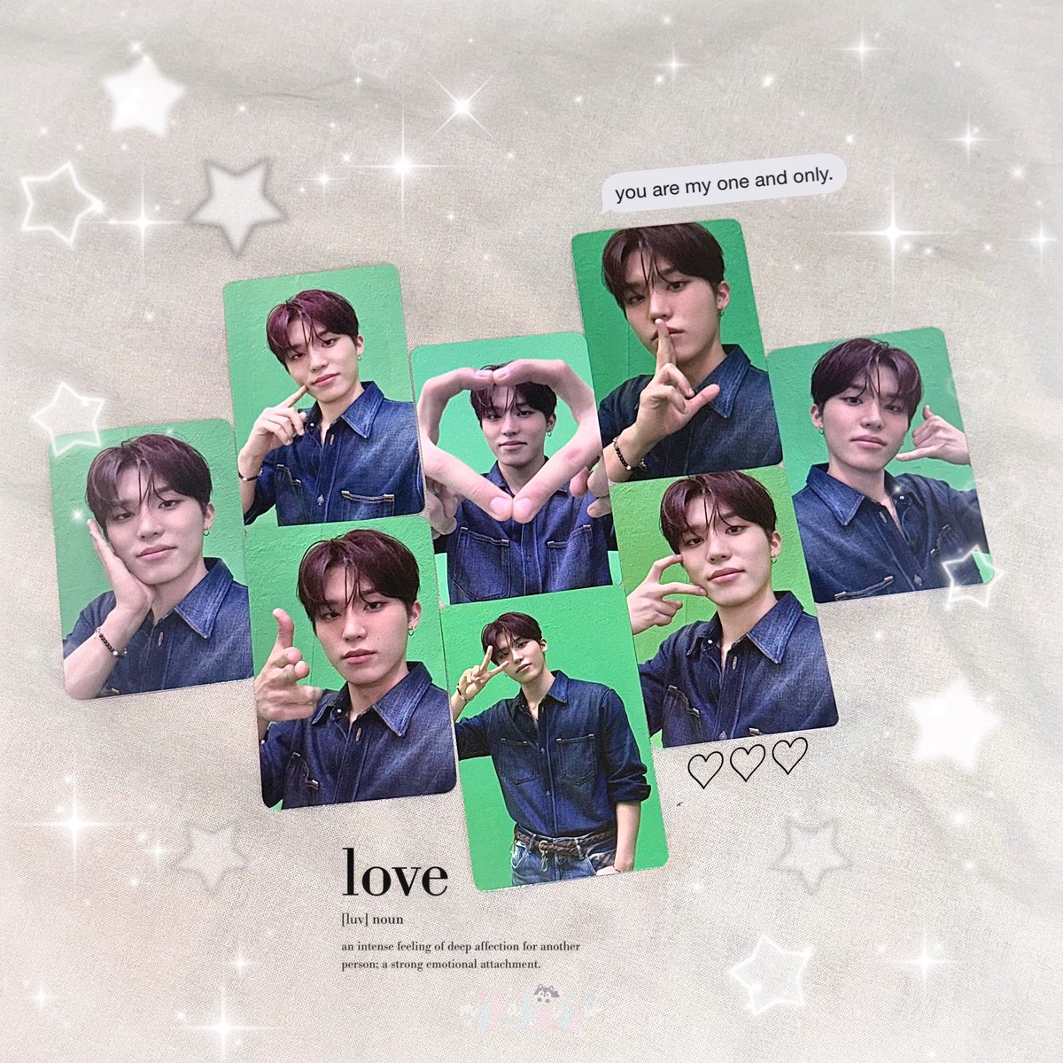 mybabyisjw's tweet photo. 𝚃𝙷𝙴 𝙾𝙽𝙻𝚈 𝙶𝚁𝙴𝙴𝙽 𝙸 𝙻♡𝚅𝙴. 💚 

#PARKJEONGWOO #박정우 https://t.co/s8zCMwabLk