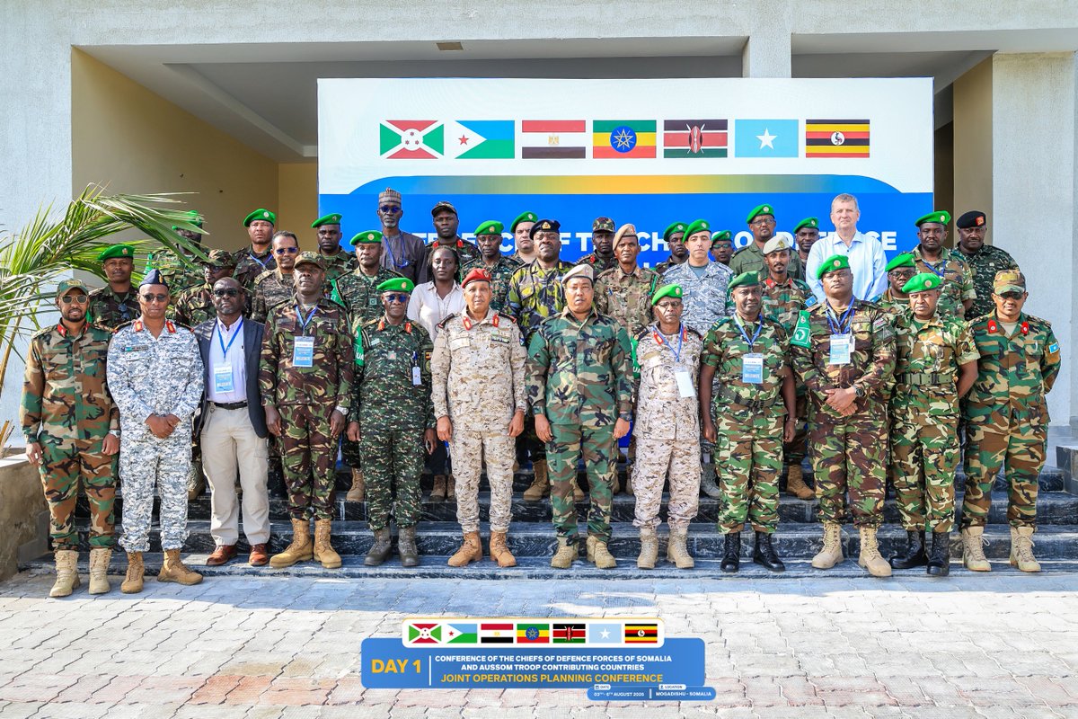 MoDSomaliya's tweet photo. The Meeting of Military Experts from the AUSSOM Troop-Contributing Countries officially opened today in Mogadishu, serving as a preparatory forum for the Meeting of Chiefs of Defence Forces.

Read the full statement on: https://t.co/AKiffWuTIY https://t.co/7SSNo4oGxK