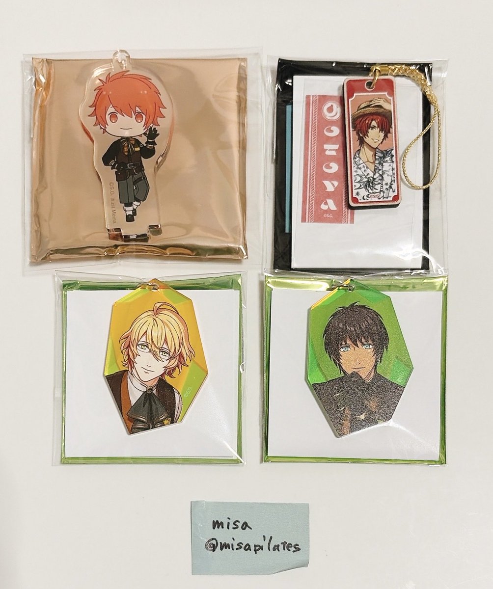 MisaPilates's tweet photo. 【交換】うたプリ グラショ 刺繍ステッカー アクキー 鉱石風チャーム 根付 ビジュカ 特典

譲▶︎音也 那月 翔 セシル

求▶︎蘭丸 レン > 嶺二 藍 カミュ

8/8池袋、別日都内手渡し、郵送 https://t.co/z9lL79VTmV