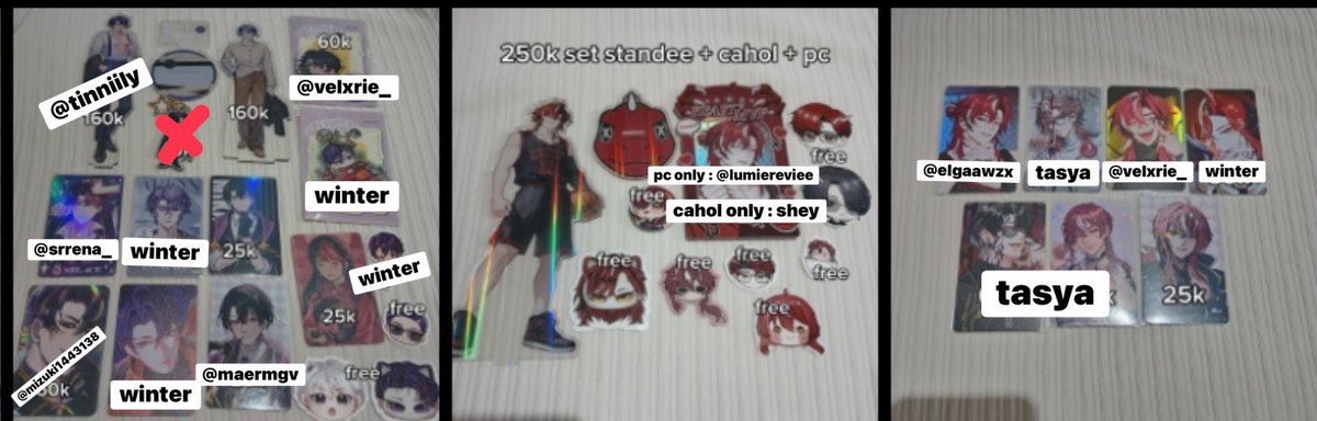 WinterBearSnoww's tweet photo. Sisa ini yaa bantu doa bsk dapat dulu ya aku mau bgt pc ini 😭🫴
! keychain mika ada yg gk jd dijual ya jd disilang #warungeos https://t.co/5LEslIYNdo