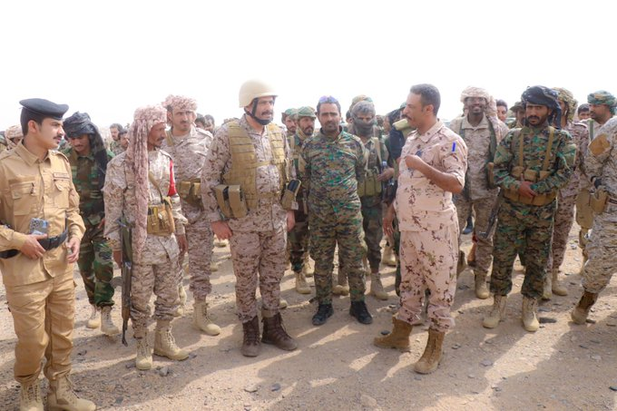 South24E's tweet photo. #SHABWA
Commander of the Shabwa Defense Forces inspects the Al-Markha Al-Ulya front and stresses vigilance and readiness to face any Houthi threats targeting the governorate
#south24 https://t.co/SHdrTnqaph