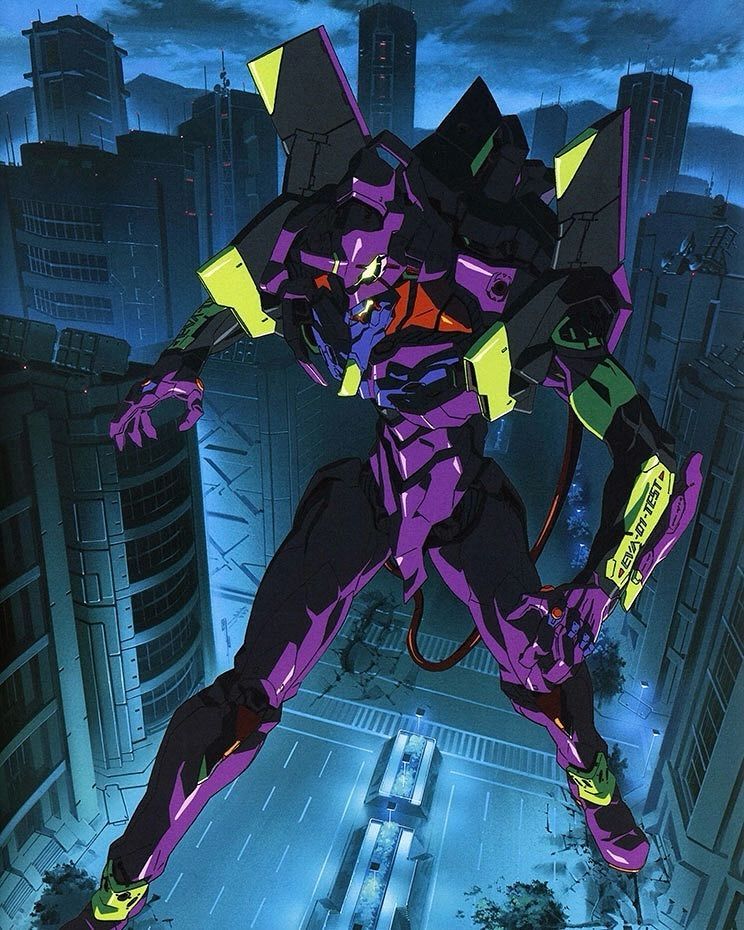 retro_anime's tweet photo. Neon Genesis Evangelion artwork by Yoh Yoshinari https://t.co/MCTe3jtMVR