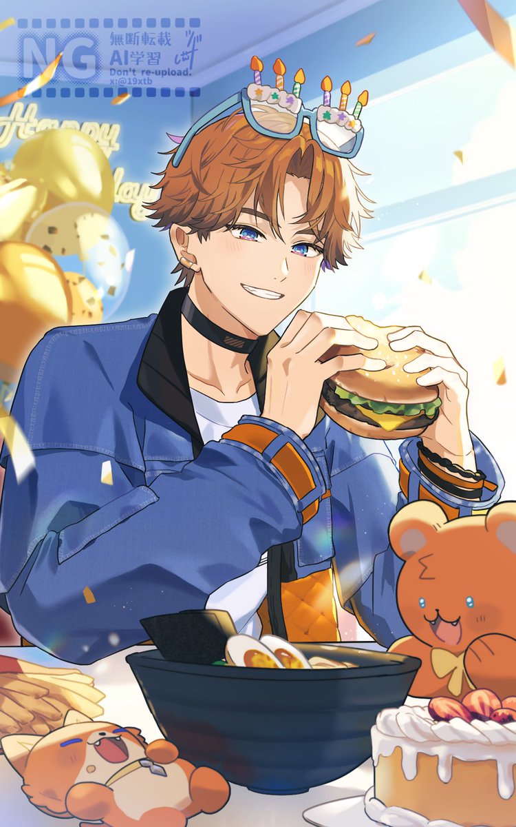 19xtb's tweet photo. お誕生日おめでとうございます！🍔🍜🎂
#北見遊征爆誕祭2026
#きたみ描きたみ https://t.co/swzQfh4JKe