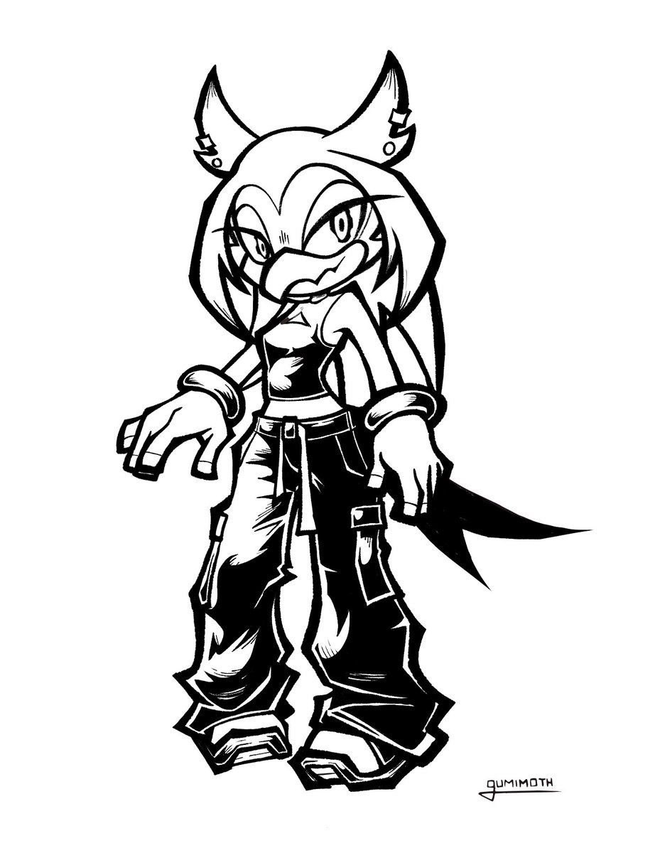 gumimoth's tweet photo. Strike the Falcon! 

Figured it would be fun to make a Sonic sona - I guess she's also technically just my fursona? Do with that information what you will.

#sonic #sonicoc #Sonicthehedgehogㅤㅤㅤ #sonicfanart #fursona https://t.co/aVvzClvE8O