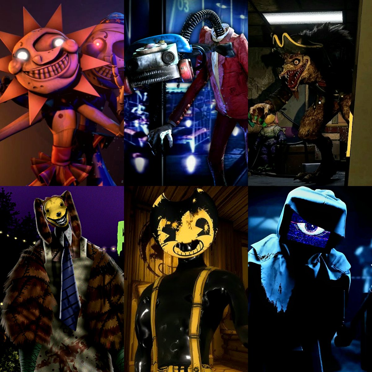 mascotmassacre's tweet photo. 🏆 The category is Tumblr Sexyman, Mascot Horror Edition

Who's your favorite, and how would you rank these iconic Tumblr Sexymen? https://t.co/fHMm9aCIEk
