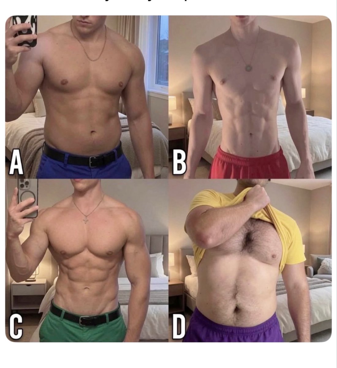 TOPLOVER11_'s tweet photo. Which body do you prefer the most? https://t.co/ueWSPvwPXX