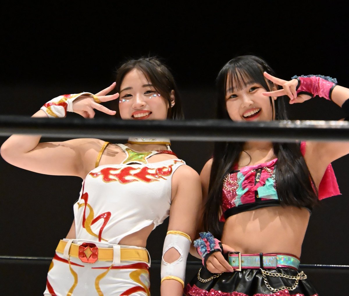 obey3167's tweet photo. 撮影日
2026/07/19
 ディアナ神姫楽ミサ凱旋興行

美蘭&amp;シャンシャン！タッグ

#美蘭 #シャンシャン #ディアナ https://t.co/eYzXPNjvCU