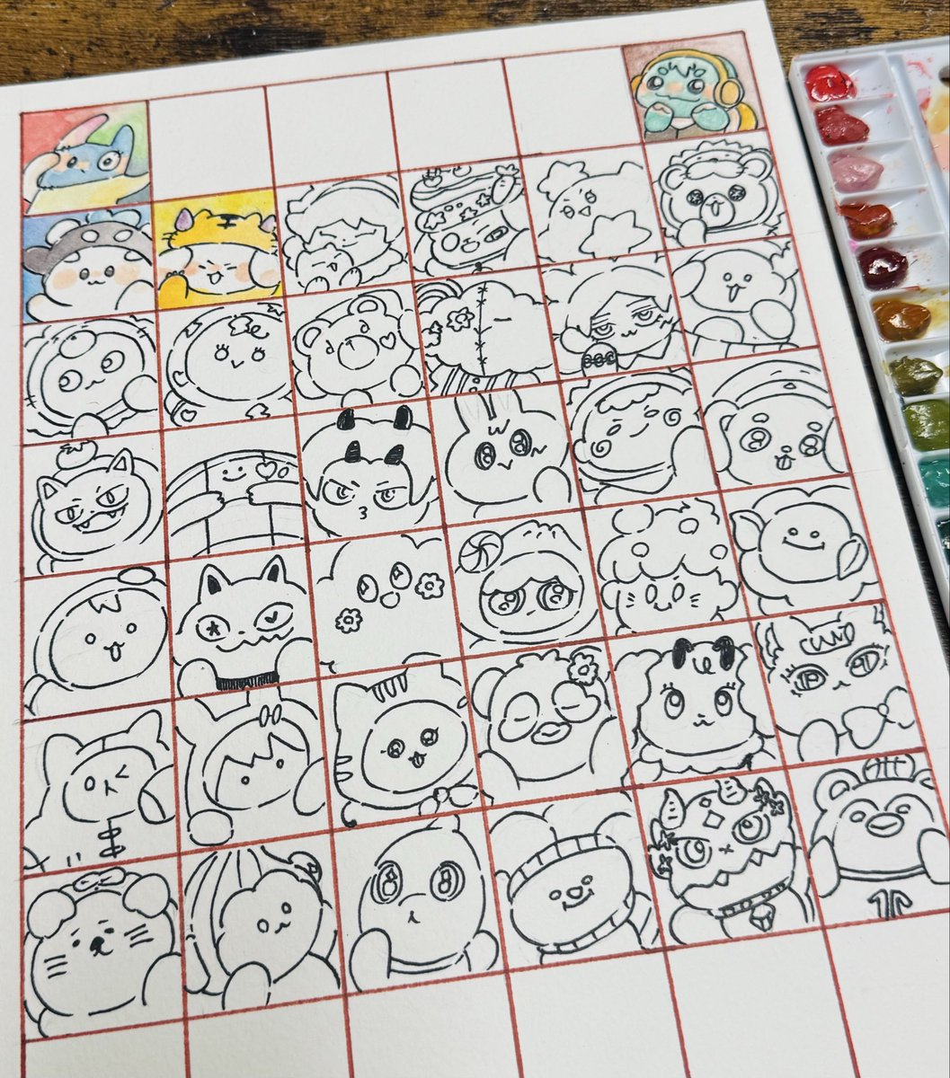 kema_tai's tweet photo. 眠気のタイムリミット！
また塗るよー🎨✍️ https://t.co/ILnfJnLkD4
