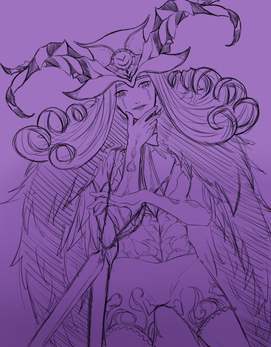 Nijisayu_B2024's tweet photo. このスキルモーションが好きすぎて描いた
（再臨は第二再臨で描いてます）

#FGO
#メフィストフェレス https://t.co/HGr049OIF5