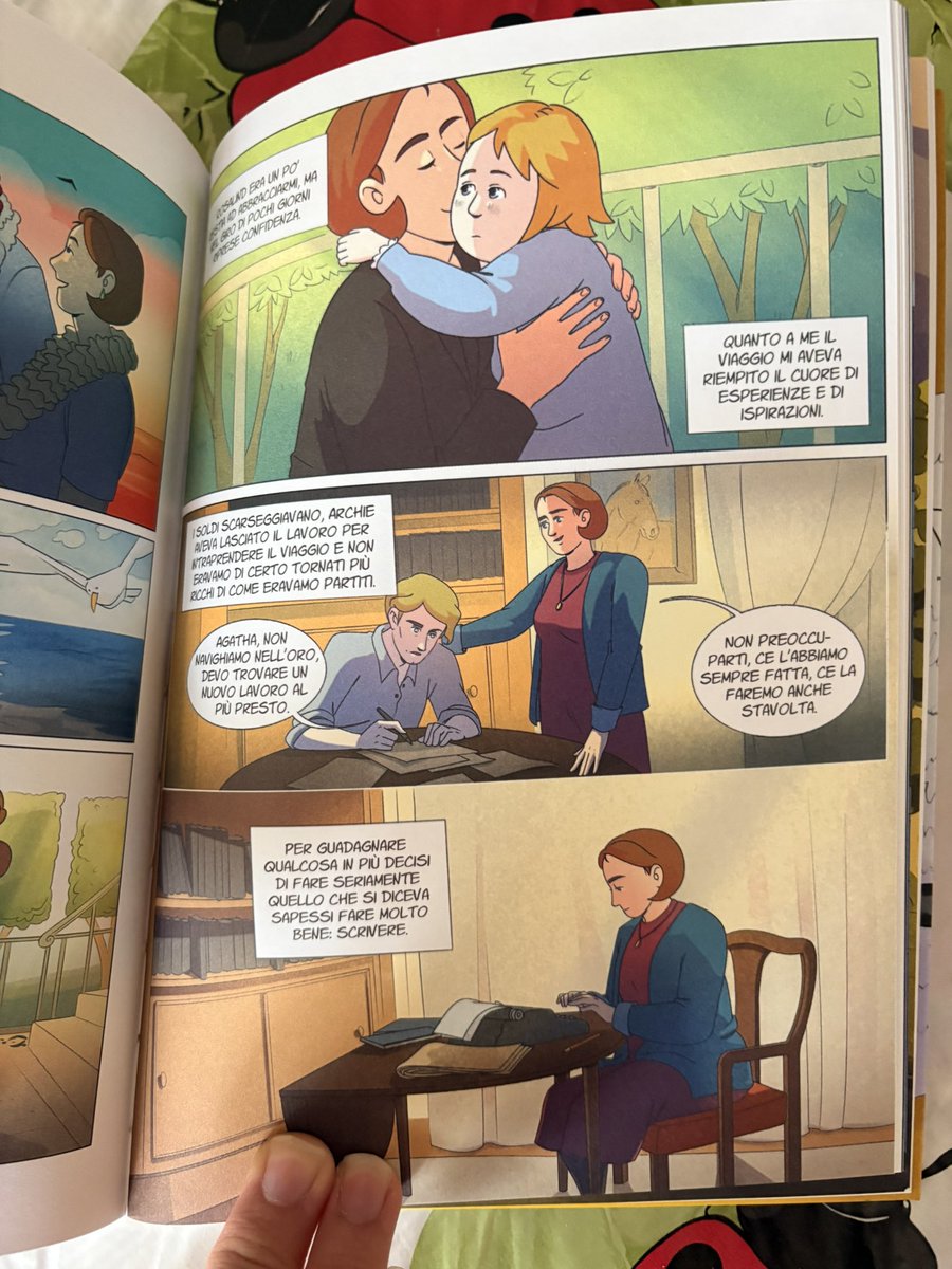 diary_of_casci's tweet photo. Ho finito questo fumetto dedicato ad Agatha Christie, edito da @Becco_Giallo 
Ripercorrendo i primi 36 anni di vita della scrittrice, questo fumetto vuole raccontare non solo l’indipendenza che cerca l’autrice, ma anche la sua abilità nel creare storie avvincenti… https://t.co/NY2DlWi8v2