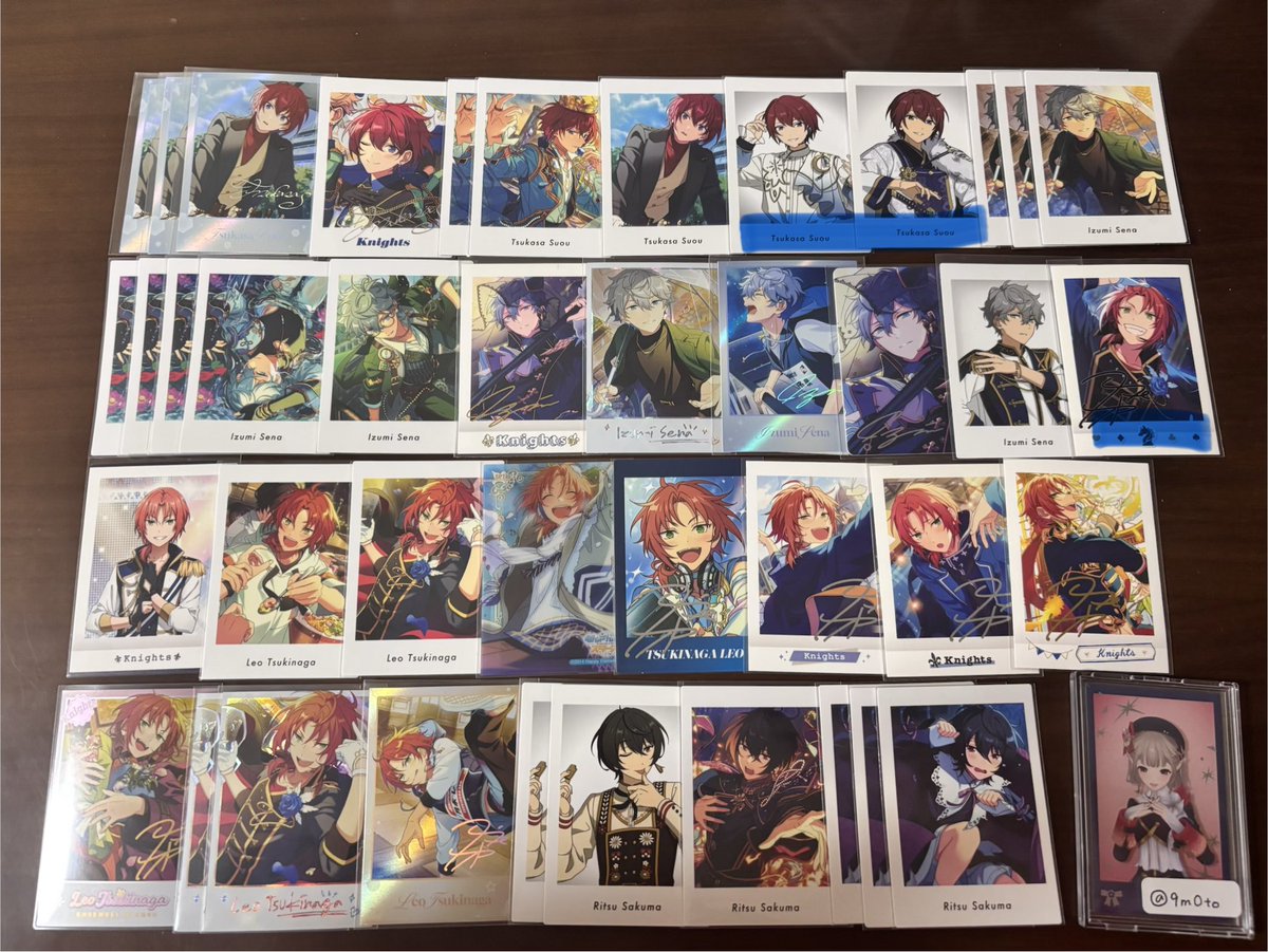 9m0to's tweet photo. あんスタ 交換/譲渡
ぱしゃっつ ぱしゃこれ

譲✿夏目 つむぎ 宙 司 泉 レオ 凛月 嵐 斑 エス カンナ ライカ https://t.co/gw9csMX0hP