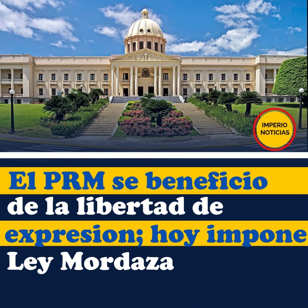 Arturo1620's tweet photo. El PRM se benefició de la libertad de expresión; hoy impone una ley mordaza. https://t.co/qwDBkT7TfE