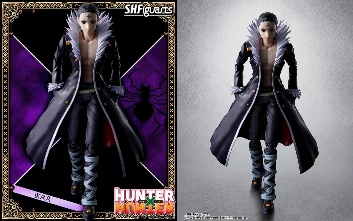 PassionXFun's tweet photo. Bandai S.H. Figuarts Hunter X Hunter Chrollo Lucifer
#bandai #SHF #shfiguarts #エスエイチフィギュアーツ #hxh #hunterxhunter #chrollolucifer #クロロルシルフル #幻影旅団 #ハンターxハンター
https://t.co/315roVH4GC https://t.co/R8rGjV9Op9