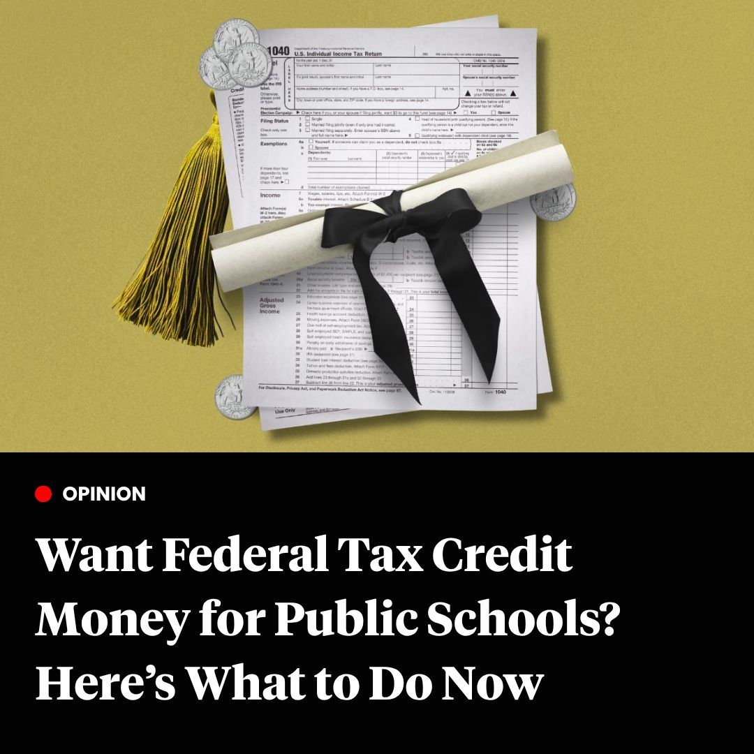 The74's tweet photo. Roza &amp; Cicco: How much of the new federal scholarship money will flow to school districts depends almost entirely on how actively leaders pursue it https://t.co/h9J9NFhUAh https://t.co/oCcsepa2HV