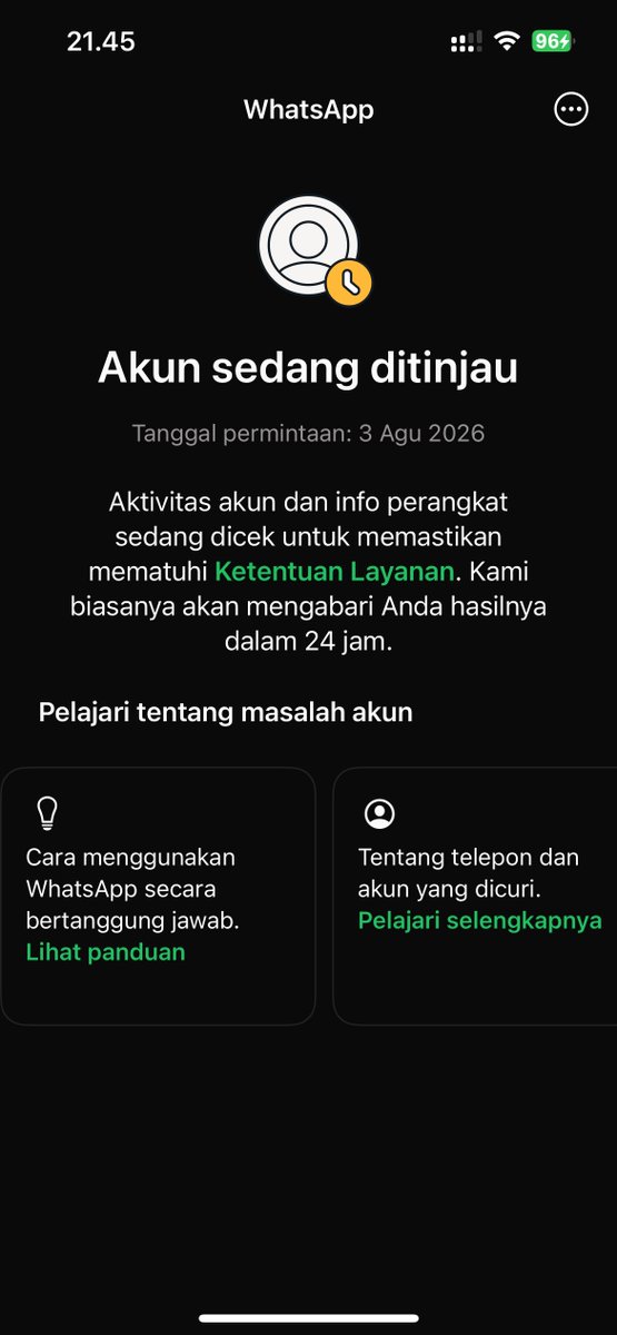 bearlovebird's tweet photo. tolong ini WhatsApp kenapa yah🥲🥲 https://t.co/NCMszc1uFX