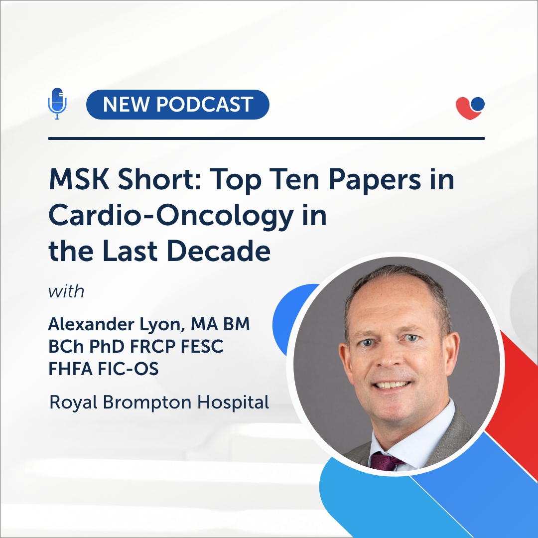 ICOSociety's tweet photo. To prepare for the future, we must understand the past. 

Recorded LIVE at the @MSKCancerCenter #CardioOncology Summit, Dr Lyon breaks down the decade's top 10 impactful studies.

🎧 Tune in: https://t.co/6YJ3EZLcWz

#CardioOnc #AllThingsCardioOncology #Podcast https://t.co/v38yn1VVA7