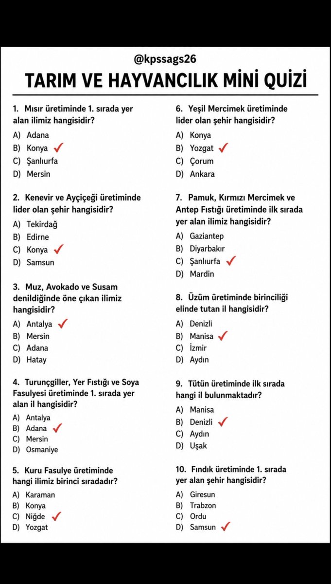 kpssags26's tweet photo. #kpss coğrafya (Güncel TÜİK Veriler Quiz) https://t.co/xQXe2lpQWf
