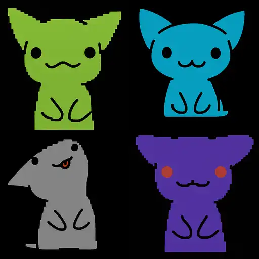 BigTrencher's tweet photo. Scrolling through Reddit and X i stumbled across the next big cult. All over pixilart there is thousands of people designing their own 'lickycat'.  

Each post generating thousands of likes and views.

Pretty good narrative

https://t.co/eWShTLHb3M https://t.co/3euUvpYJCV