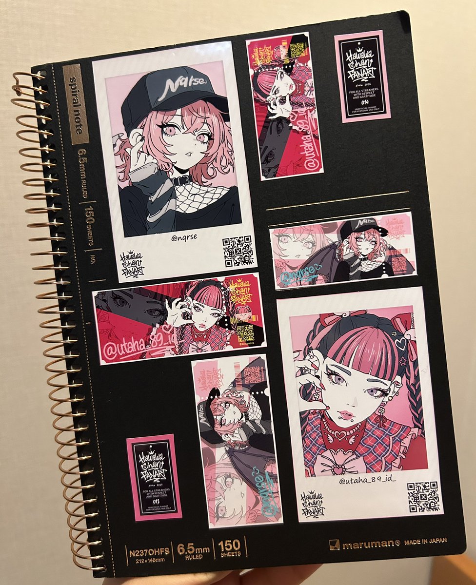 amisa_22's tweet photo. はわわさんのイラストプリント可愛すぎて、、！
モチベの為に勉強ノートに貼った💕💕
明日もまた頑張れます❣️

ファミマでL判サイズのシール用紙での印刷ですー！ https://t.co/2bQhnIQrrI