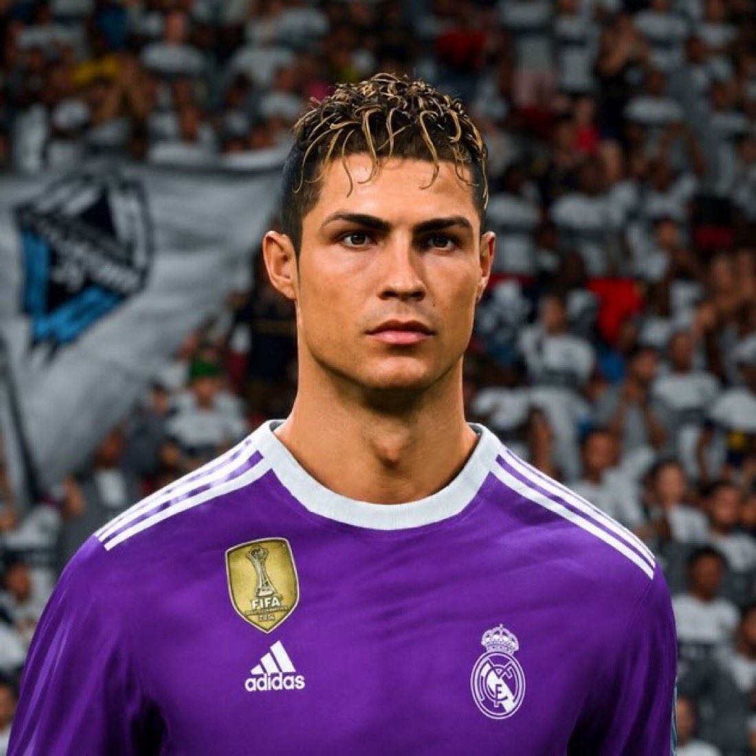 FUTBasbug's tweet photo. 🚨FC 27’ye de Özel Kartlar kendi özel görünümlerine sahip olacak! 🔥

Örneğin, Ronaldo'nun Flashback kartı gelirse 
 oyun içinde noodle saçlı olarak gözükecek! https://t.co/ztQEqKLhVX