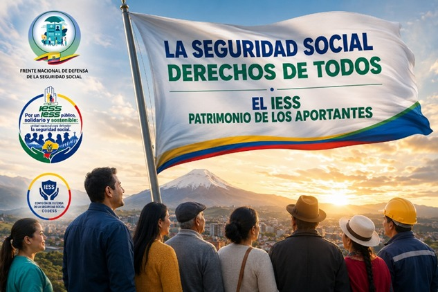 UNENACIONAL's tweet photo. #IESS | 🛡️ La seguridad social es un derecho de todas y todos, no un privilegio.

El IESS es patrimonio de las y los afiliados, jubilados y pensionistas. Su fortalecimiento es una responsabilidad del Estado y una causa que nos une como sociedad.

✊ Defender el IESS es defender los derechos de las generaciones presentes y futuras.

¡La seguridad social no se vende, se defiende!

#UNE #SeguridadSocial #DerechosDeTodos #DefendamosElIESS #SeguridadSocialPública #Ecuador